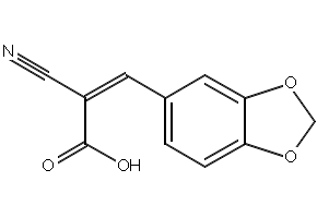 3-(Benzo[d][1,3]dioxol-5-yl)-2-cyanoacrylic acid, 51066-70-7, undefined, 