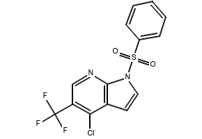 4-Chloro-1-(phenylsulfonyl)-5-(trifluoromethyl)-1H-pyrrolo[2,3-b]pyridine, 1196507-57-9, undefined, 