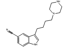 3-(4-(Piperazin-1-yl)butyl)-1H-indole-5-carbonitrile, 692756-91-5, undefined, 
