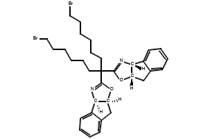 (3aR,3a'R,8aS,8a'S)-2,2'-(1,13-Dibromotridecane-7,7-diyl)bis(3a,8a-dihydro-8H-indeno[1,2-d]oxazole)