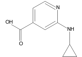2-(Cyclopropylamino)isonicotinic acid, 1019371-44-8, undefined, 