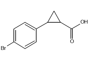 2-(4-Bromophenyl)cyclopropanecarboxylic acid, 77255-26-6, undefined, 