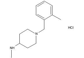 N-Methyl-1-(2-methylbenzyl)piperidin-4-amine hydrochloride, 1303967-89-6, undefined, 