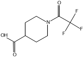 1-(2,2,2-Trifluoroacetyl)piperidine-4-carboxylic acid, 126501-70-0, undefined, 