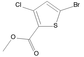 Methyl 5-Bromo-3-chloro-2-thiophene carboxylate, 1389314-98-0, undefined, 