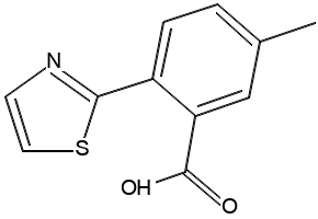 5-Methyl-2-(thiazol-2-yl)benzoic acid, 1639803-39-6, undefined, 