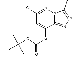 tert-Butyl (6-chloro-3-methyl-[1,2,4]triazolo[4,3-b]pyridazin-8-yl)carbamate, 1639116-75-8, undefined, 