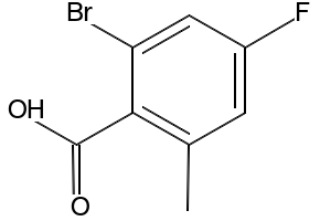2-Bromo-4-fluoro-6-methylbenzoic acid, 1003709-47-4, undefined, 