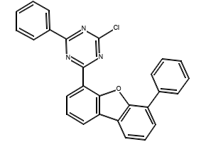2-Chloro-4-phenyl-6-(6-phenyldibenzo[b,d]furan-4-yl)-1,3,5-triazine, 2305720-32-3, undefined, 