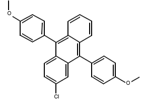 9,10-Bis(4-methoxyphenyl)-2-chloroanthracene, 110904-87-5, undefined, 