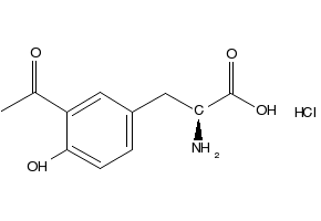 (S)-3-(3-acetyl-4-hydroxyphenyl)-2-aminopropanoic acid hydrochloride, 32404-28-7, undefined, 