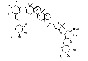 (4R,5R,6S)-2-(((4R,5R,6S)-4,5-Dihydroxy-2-(((3S,6S)-2-hydroxy-6-((3R,8R,10S,11S,17S)-11-hydroxy-4,4,9,13,14-pentamethyl-3-(((3S,4R,5R,6S)-3,4,5-trihydroxy-6-((((3S,4R,5R,6S)-3,4,5-trihydroxy-6-(hydroxymethyl)tetrahydro-2H-pyran-2-yl)oxy)methyl)tetrahydro-2H-pyran-2-yl)oxy)-2,3,4,7,8,9,10,11,12,13,14,15,16,17-tetradecahydro-1H-cyclopenta[a]phenanthren-17-yl)-2-methylheptan-3-yl)oxy)-6-(hydroxymethyl)tetrahydro-2H-pyran-3-yl)oxy)-6-(hydroxymethyl)tetrahydro-2H-pyran-3,4,5-triol