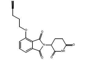 2-(2,6-Dioxopiperidin-3-yl)-4-(pent-4-yn-1-yloxy)isoindoline-1,3-dione, 2568279-75-2, undefined, 