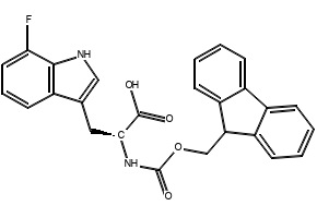 (S)-2-((((9H-Fluoren-9-yl)methoxy)carbonyl)amino)-3-(7-fluoro-1H-indol-3-yl)propanoic acid, 1956434-65-3, undefined, 