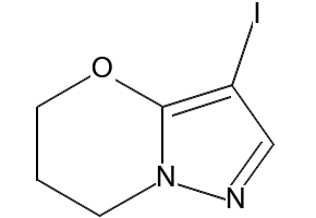 3-Iodo-6,7-dihydro-5H-pyrazolo[5,1-b][1,3]oxazine, 1383675-85-1, undefined, 