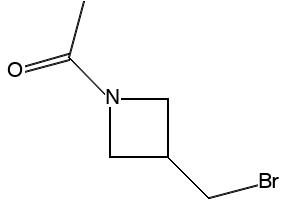1-(3-(Bromomethyl)azetidin-1-yl)ethan-1-one, 1850879-64-9, undefined, 