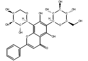 Chrysin 6-C-glucoside 8-C-arabinoside, 185145-34-0, undefined, 