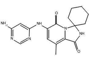 6'-((6-Aminopyrimidin-4-yl)amino)-8'-methyl-1'H-spiro[cyclohexane-1,3'-imidazo[1,5-a]pyridine]-1',5'(2'H)-dione, 1849590-01-7, undefined, 