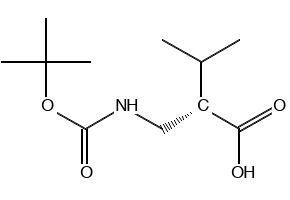(S)-2-(((tert-Butoxycarbonyl)amino)methyl)-3-methylbutanoic acid, 210346-16-0, undefined, 