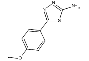 5-(4-Methoxyphenyl)-1,3,4-thiadiazol-2-amine, 1014-25-1, undefined, 