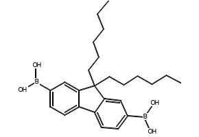 (9,9-Dihexyl-9H-fluorene-2,7-diyl)diboronic acid, 203927-98-4, undefined, 