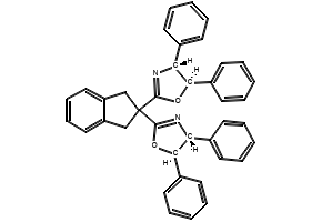 (4R,4'R,5R,5'R)-2,2'-(2,3-Dihydro-1H-indene-2,2-diyl)bis(4,5-diphenyl-4,5-dihydrooxazole), 2757085-87-1, undefined, 