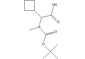 2-((tert-Butoxycarbonyl)(methyl)amino)-2-cyclobutylacetic acid, 1515550-66-9, undefined, 