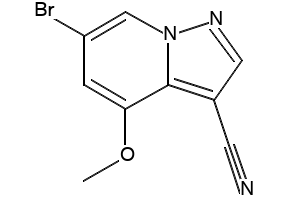 6-Bromo-4-methoxypyrazolo[1,5-a]pyridine-3-carbonitrile, 1207836-10-9, undefined, 