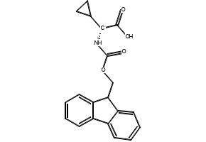 (R)-2-((((9H-Fluoren-9-yl)methoxy)carbonyl)amino)-2-cyclopropylacetic acid, 923012-40-2, undefined, 