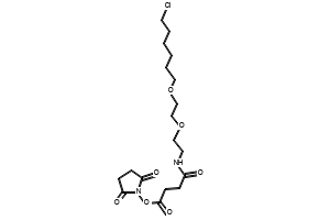 2,5-Dioxopyrrolidin-1-yl 4-((2-(2-((6-chlorohexyl)oxy)ethoxy)ethyl)amino)-4-oxobutanoate, 1803085-03-1, undefined, 