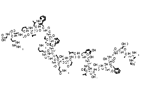 (5S,11S,14S,17S,20S,23S,26S,29S,32S,35S,38S,41S,44S,50S,53S,56S,59S,62S,65S,68S,71S,74S,77S,80S,86S)-20-((1H-Indol-3-yl)methyl)-86-((S)-2-((S)-2-amino-3-(1H-imidazol-5-yl)propanamido)propanamido)-44-(3-amino-3-oxopropyl)-11,35-bis(4-aminobutyl)-29,77-dibenzyl-26-((S)-sec-butyl)-32,50-bis(2-carboxyethyl)-68-(carboxymethyl)-5-(3-guanidinopropyl)-56-(4-hydroxybenzyl)-74,80-bis((R)-1-hydroxyethyl)-59,62,71-tris(hydroxymethyl)-17,53-diisobutyl-14,65-diisopropyl-23,38,41-trimethyl-4,7,10,13,16,19,22,25,28,31,34,37,40,43,46,49,52,55,58,61,64,67,70,73,76,79,82,85-octacosaoxo-3,6,9,12,15,18,21,24,27,30,33,36,39,42,45,48,51,54,57,60,63,66,69,72,75,78,81,84-octacosaazanonaoctacontanedioic acid