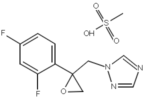 1-((2-(2,4-Difluorophenyl)oxiran-2-yl)methyl)-1H-1,2,4-triazole methanesulfonate, 86386-77-8, undefined, 