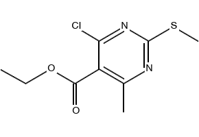 Ethyl 4-chloro-6-methyl-2-(methylthio)pyrimidine-5-carboxylate, 583878-42-6, undefined, 