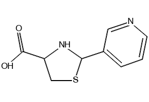 2-(Pyridin-3-yl)thiazolidine-4-carboxylic acid, 59777-95-6, undefined, 