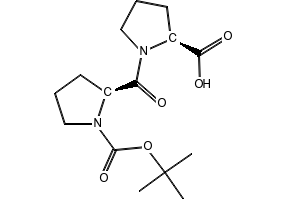 (S)-1-((S)-1-(tert-Butoxycarbonyl)pyrrolidine-2-carbonyl)pyrrolidine-2-carboxylic acid, 15401-08-8, undefined, 