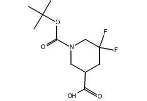 1-(tert-Butoxycarbonyl)-5,5-difluoropiperidine-3-carboxylic acid, 1255666-86-4, undefined, 