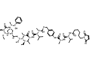 4-((S)-2-((S)-2-(6-(2,5-Dioxo-2,5-dihydro-1H-pyrrol-1-yl)hexanamido)-3-methylbutanamido)propanamido)benzyl ((S)-1-(((S)-1-(((3R,4S,5S)-1-((S)-2-((1R,2R)-3-(((1S,2R)-1-hydroxy-1-phenylpropan-2-yl)amino)-1-methoxy-2-methyl-3-oxopropyl)pyrrolidin-1-yl)-3-methoxy-5-methyl-1-oxoheptan-4-yl)(methyl)amino)-3-methyl-1-oxobutan-2-yl)amino)-3-methyl-1-oxobutan-2-yl)(methyl)carbamate