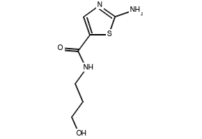 2-Amino-N-(3-hydroxypropyl)thiazole-5-carboxamide, 1538218-73-3, undefined, 