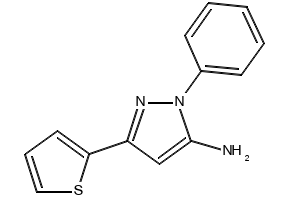 1-Phenyl-3-(thiophen-2-yl)-1H-pyrazol-5-amine, 161952-26-7, undefined, 