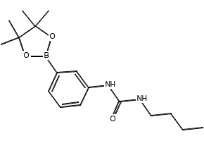 1-Butyl-3-(3-(4,4,5,5-tetramethyl-1,3,2-dioxaborolan-2-yl)phenyl)urea, 874299-07-7, undefined, 