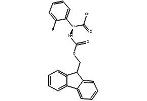 (S)-2-((((9H-Fluoren-9-yl)methoxy)carbonyl)amino)-2-(2-fluorophenyl)acetic acid, 1260605-81-9, undefined, 