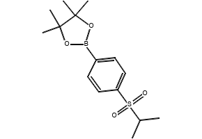 2-(4-(Isopropylsulfonyl)phenyl)-4,4,5,5-tetramethyl-1,3,2-dioxaborolane, 1256359-13-3, undefined, 