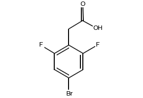2-(4-Bromo-2,6-difluorophenyl)acetic acid, 537033-54-8, undefined, 