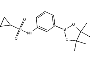 N-(3-(4,4,5,5-tetramethyl-1,3,2-dioxaborolan-2-yl)phenyl)cyclopropanesulfonamide, 1260151-60-7, undefined, 