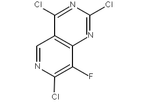 2,4,7-Trichloro-8-fluoropyrido[4,3-d]pyrimidine, 2454396-80-4, undefined, 