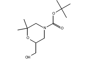 tert-Butyl 6-(hydroxymethyl)-2,2-dimethylmorpholine-4-carboxylate, 1416439-68-3, undefined, 