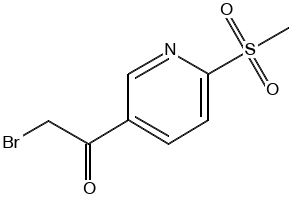 2-Bromo-1-(6-methanesulfonylpyridin-3-yl)ethan-1-one, 1207747-40-7, undefined, 