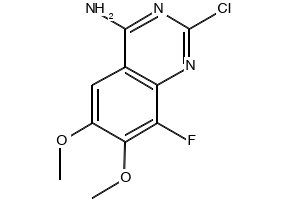 2-Chloro-8-fluoro-6,7-dimethoxyquinazolin-4-amine, 1515883-78-9, undefined, 