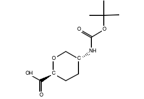 (2S,5R)-5-((tert-Butoxycarbonyl)amino)tetrahydro-2H-pyran-2-carboxylic acid, 603130-13-8, undefined, 