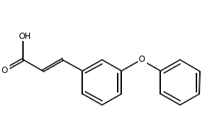 (E)-3-(3-phenoxyphenyl)acrylic acid, 77124-20-0, undefined, 